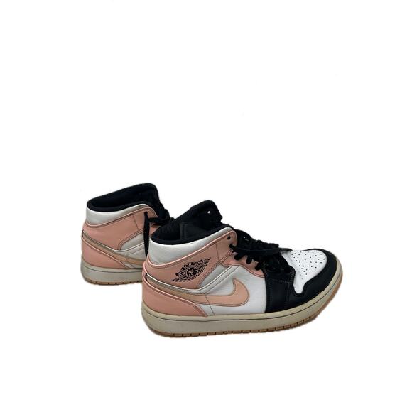 Nike Jordan 1 Mid Arctic Orange Black Toe Mens 9.5 main image 7